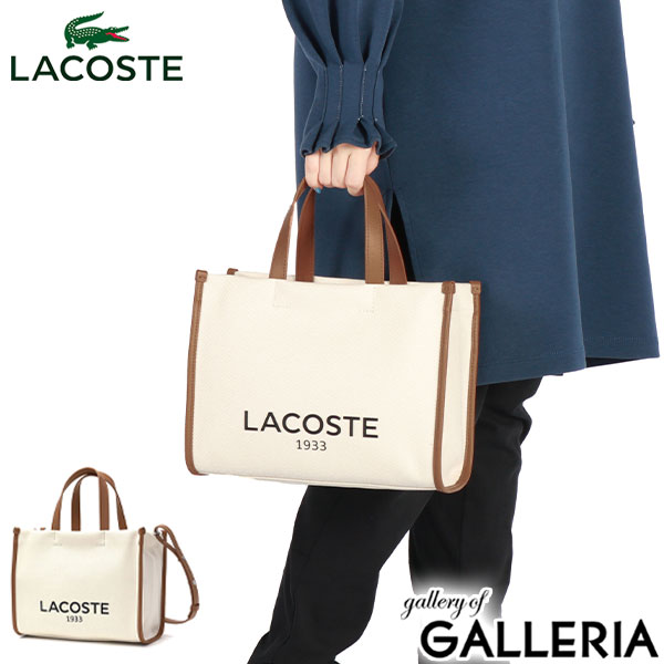 楽天市場】ラコステ トートバッグ レディース キャンバス ファスナー