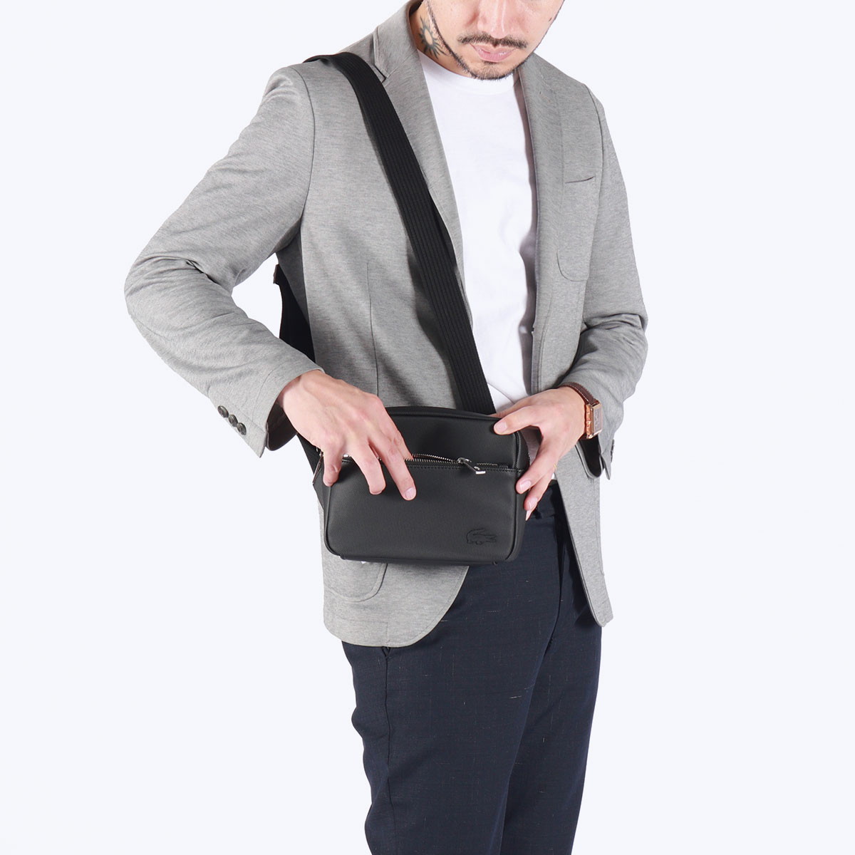 楽天市場】ラコステ ショルダーバッグ メンズ レディース 斜めがけ