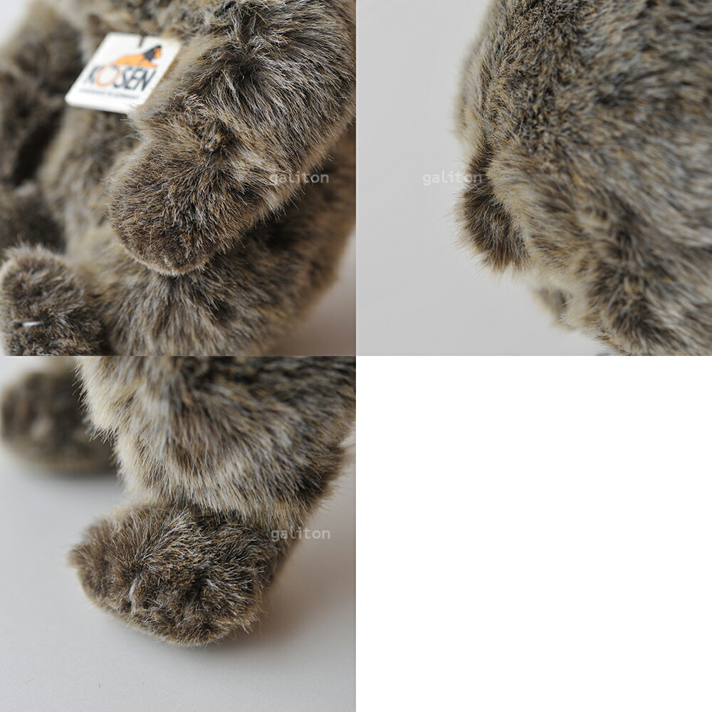 楽天市場】ケーセン Koesen ぬいぐるみ ソフトベア グリズリー（小