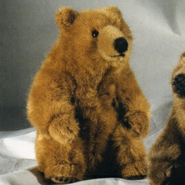 楽天市場】ケーセン Koesen ぬいぐるみ お座りベア グリズリー GRIZZLY