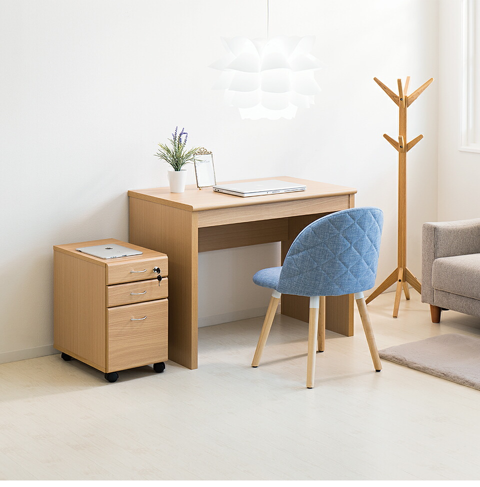 楽天市場】【9ヶ月保証付】鍵付きパーソナルデスク2点セット 幅90cmの