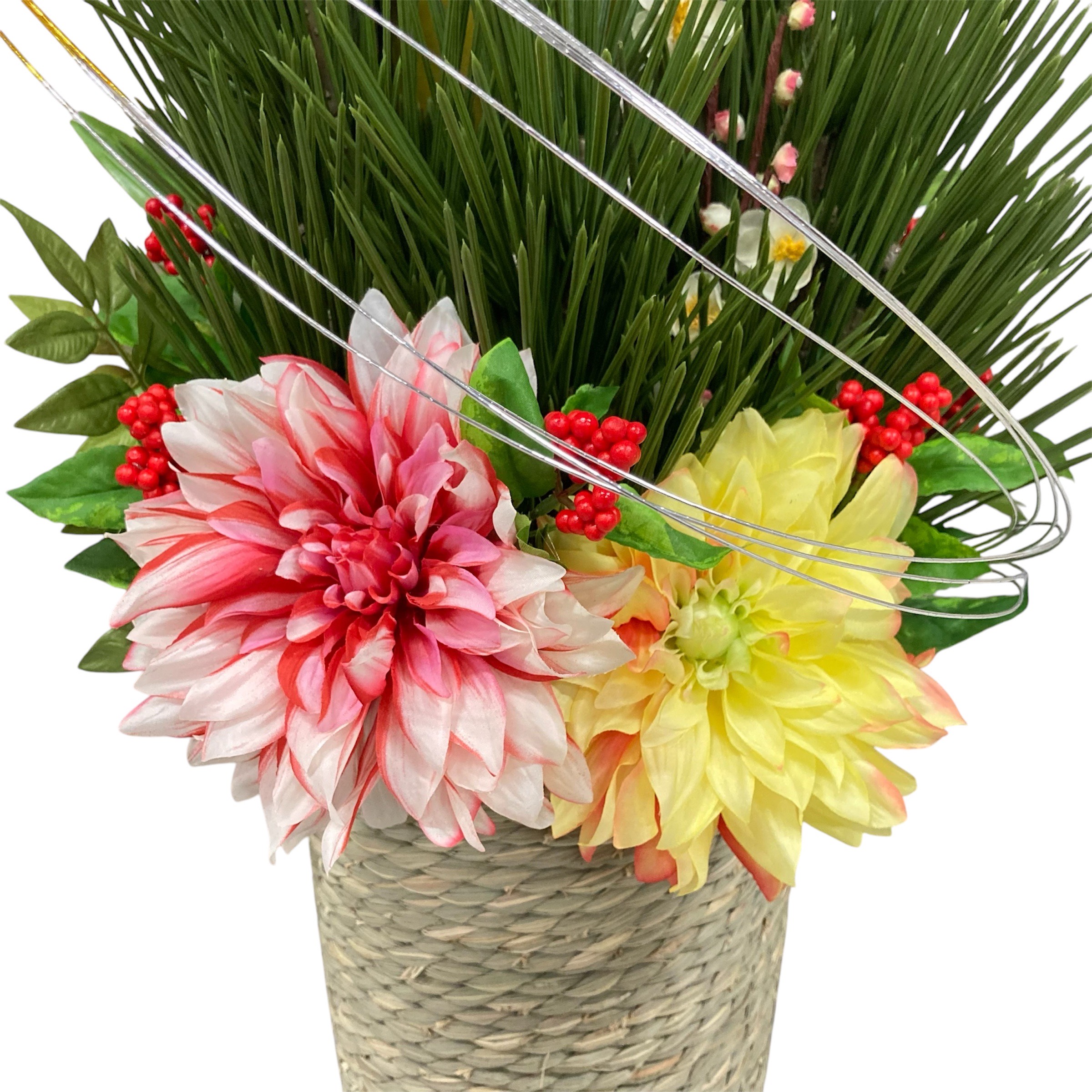 楽天市場】門松120サイズいぐさタイプ1対（門松2台セット）【人工門松