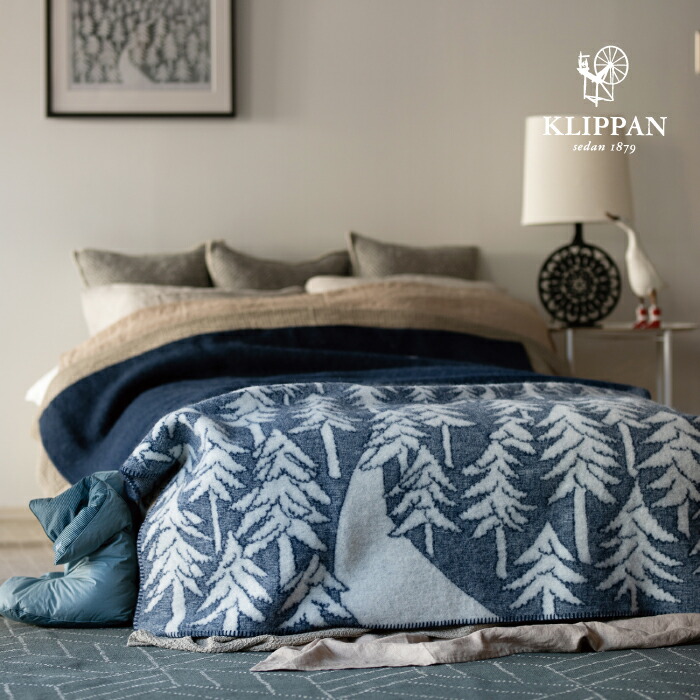 楽天市場】KLIPPAN クリッパン ウール シングルブランケット HOUSE IN