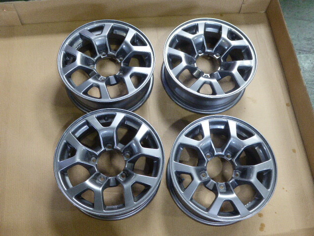 楽天市場】R6年登録ジムニーシエラJB74純正アルミ新車外し 4本