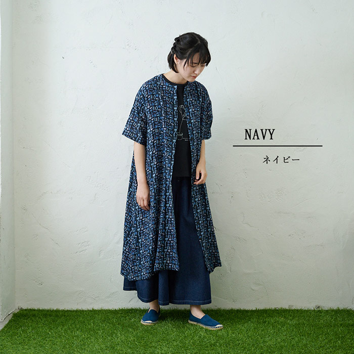 楽天市場】リンゴ水彩総柄プリントワンピース emago 夏 ワンピース