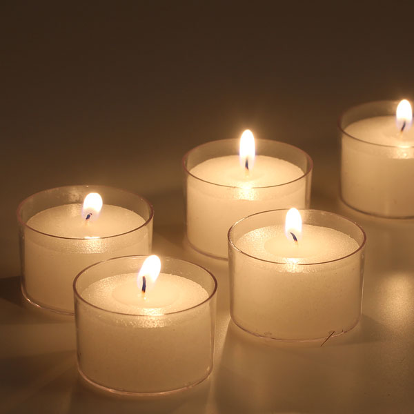 楽天市場】 クリスタルキャンドル 6H 10個ティーライトキャンドル