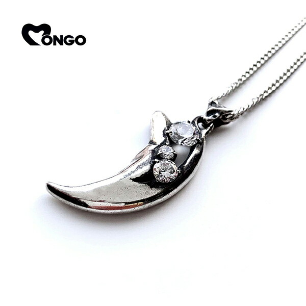 楽天市場】MONGO ツキノワグマ クロウ シルバー ネックレス チェーン