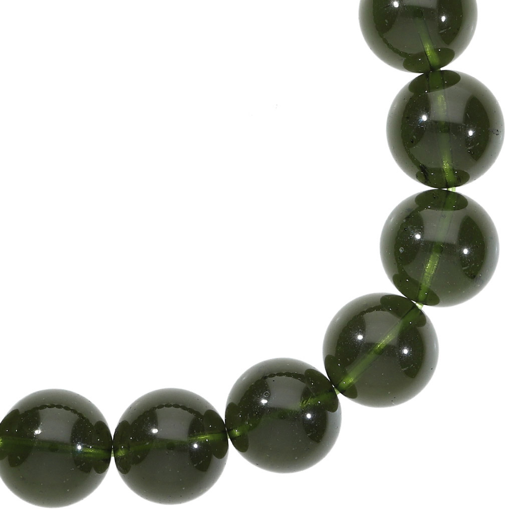 楽天市場】貴重 モルダバイト 12mm 高品質 ブレスレット 18cm メンズ M