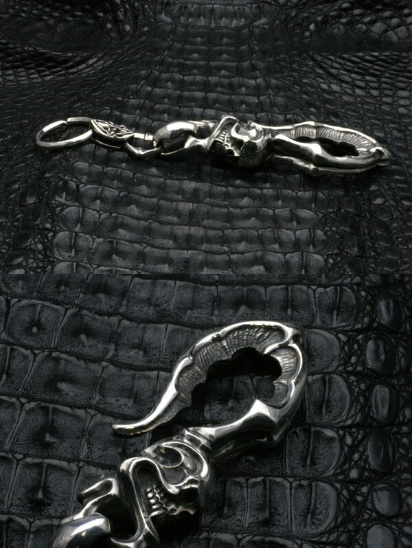 楽天市場】F.A.L スパンキラーキーチェーン キーチェーン スカル 羽根