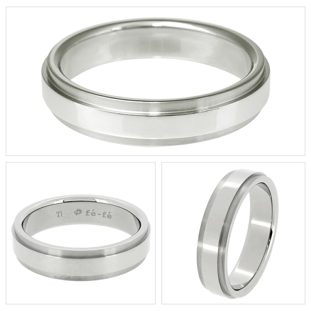 楽天市場】fe-fe phiten ファイテン チタン リング 平打ち ライン 指輪