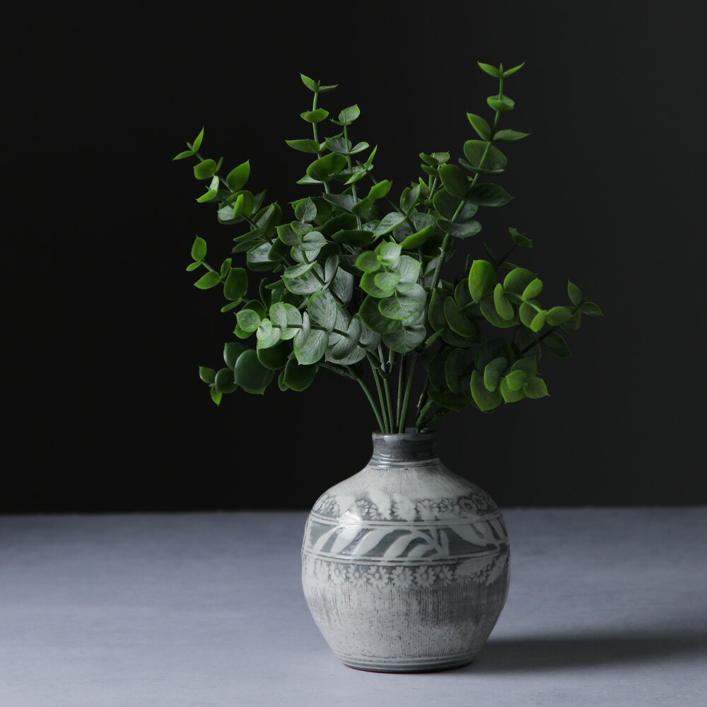 楽天市場】一輪挿し 豆つぼ アラベスク 清水焼 作家物 圭司 花器 花瓶