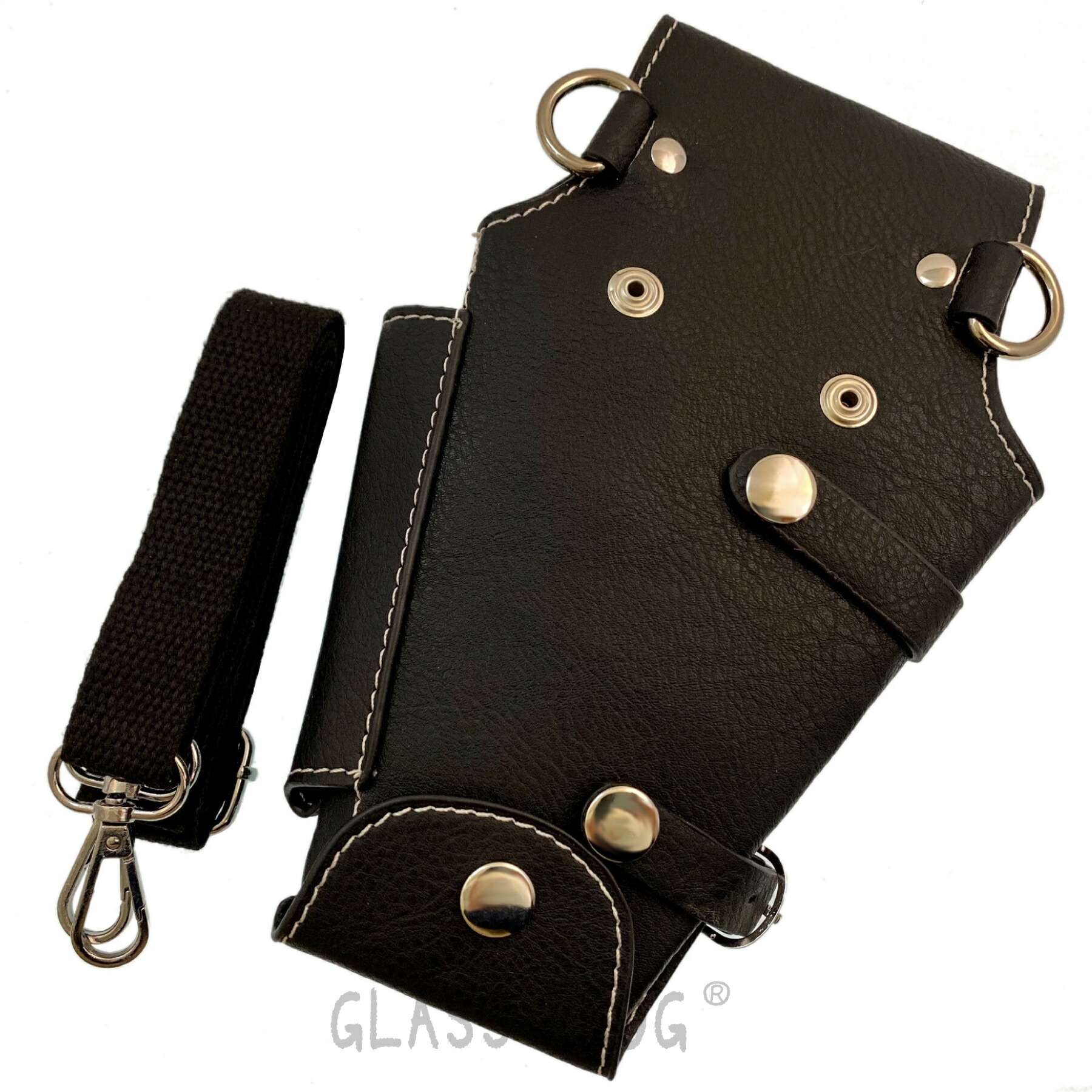 楽天市場】シザーケース レギュラータイプ PUレザー ハサミ5丁収納