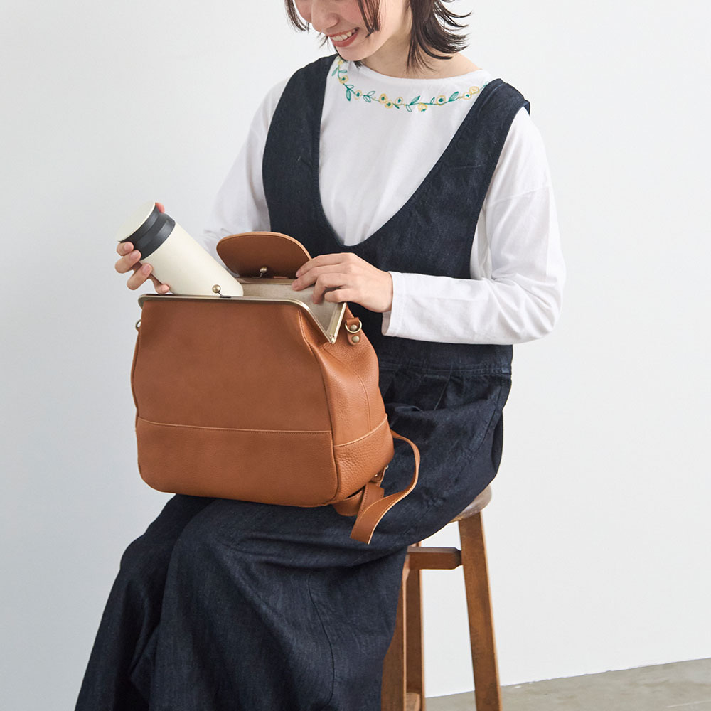 楽天市場】Kanmi./カンミ mukurino がま口 3WAYリュック B24-97 バッグ