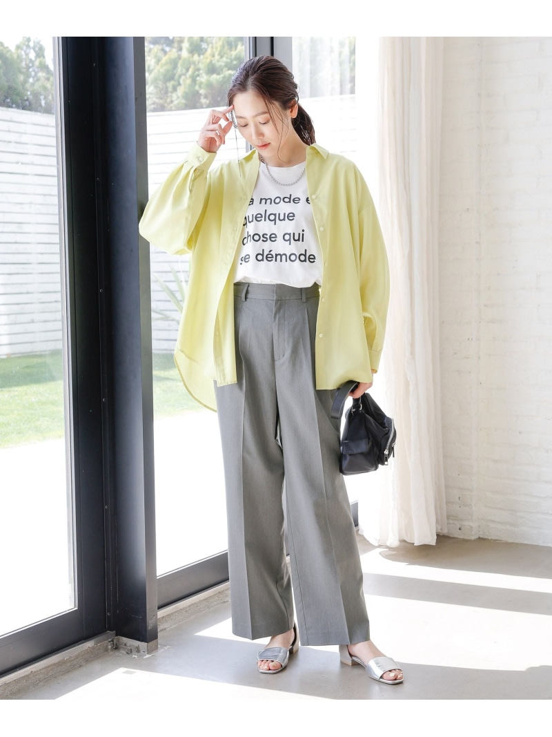 楽天市場】【SALE／60%OFF】お手入れらくらくフレンチリネンシャツ