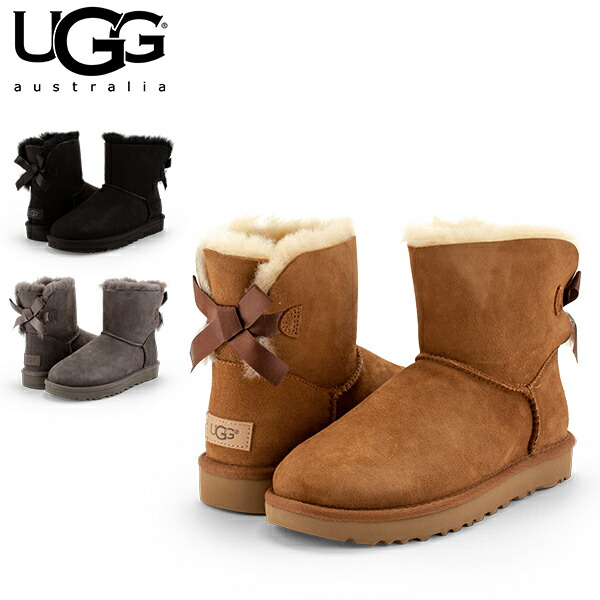 楽天市場】アグ UGG ムートンブーツ ミニ ベイリーボウ Mini Bailey