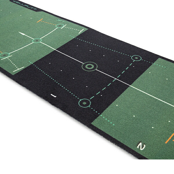 WELLPUTT パッティングマット 4m トレーニングガイド付きパターマット