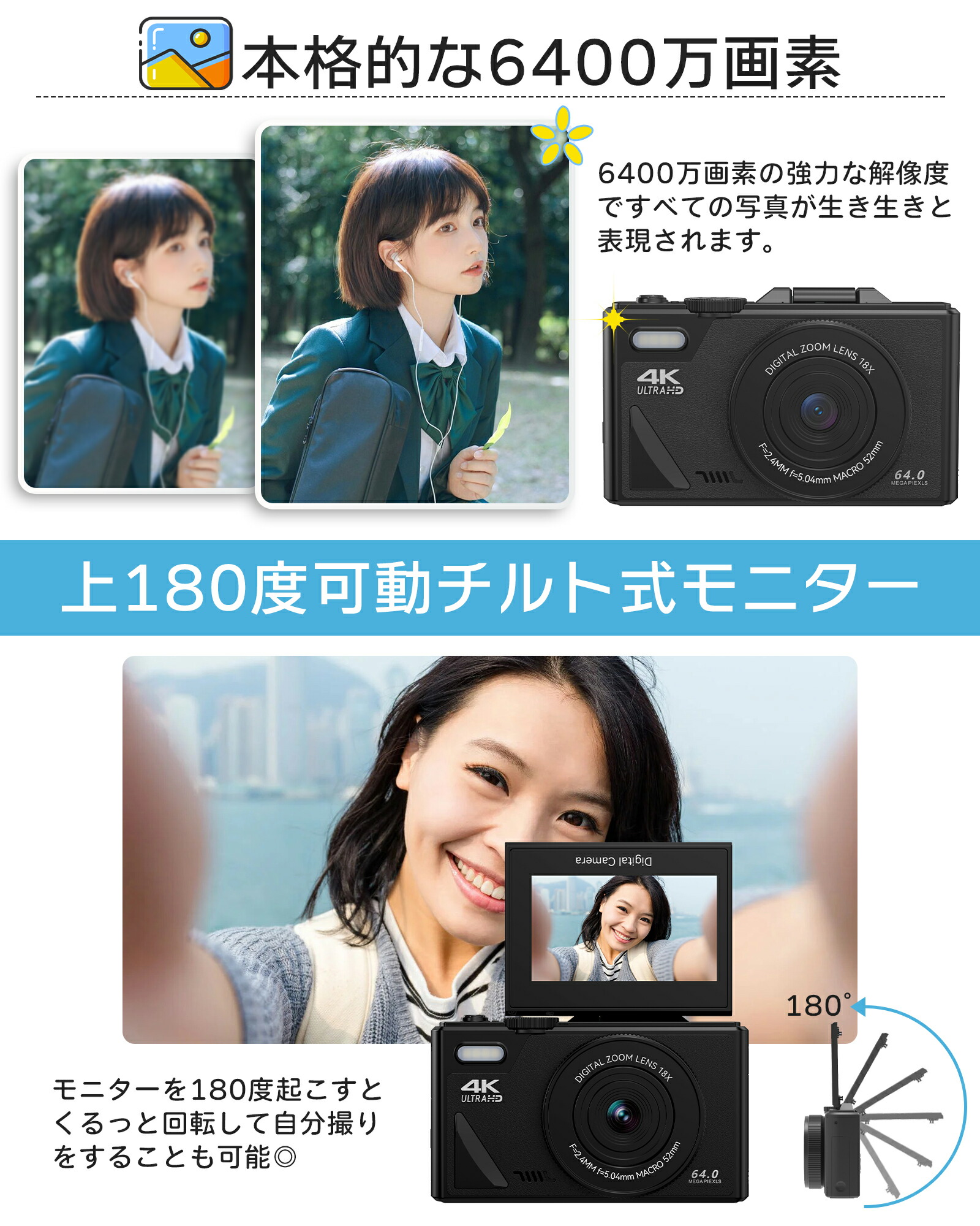 楽天市場】【コスパ最高☆カメラケース付き！1年保証あり】 デジタル