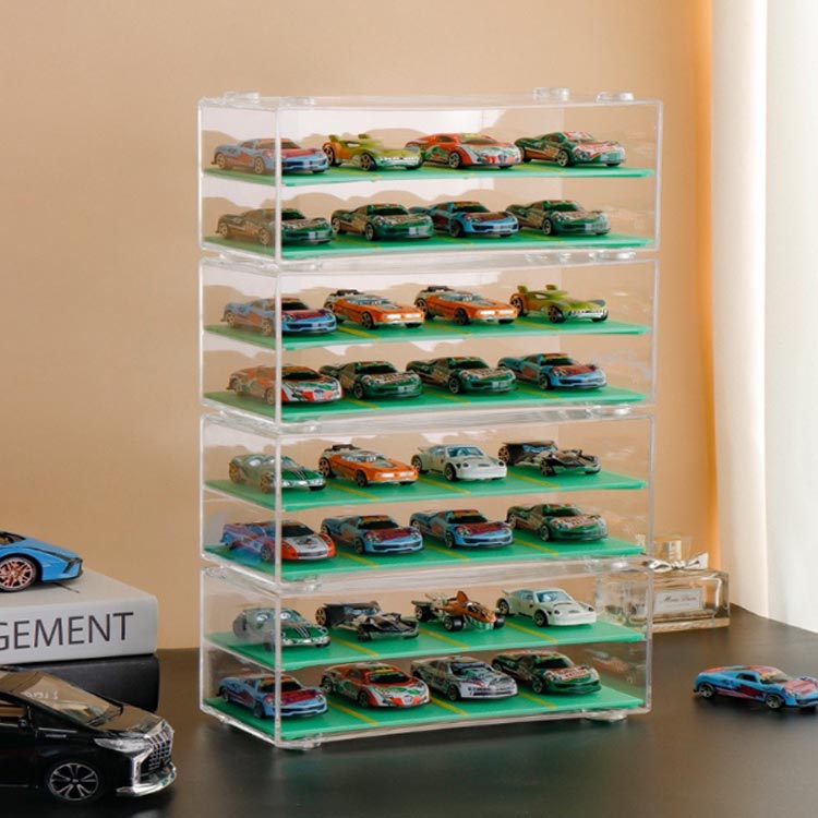 楽天市場】ミニカーディスプレイ 2個セット ミニカー ミニカーケース