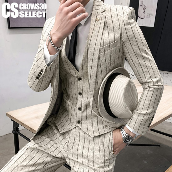 楽天市場】スーツ メンズ ホストスーツ ストライプスーツ 縦縞 送料