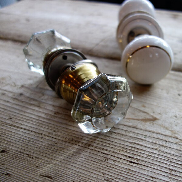 楽天市場】アンティーク ドアノブ ガラス 陶器 イギリス製 ビンテージ