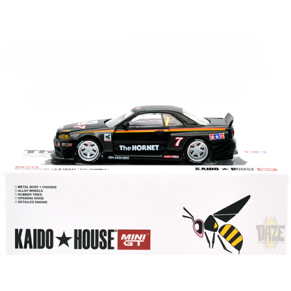 楽天市場】KAIDO HOUSE - TAMIYA SKYLINE GT-R (R34) THE HORNET 街道