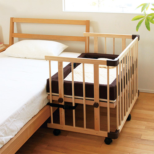 楽天市場】ファルスカ farska ベビーベッド用 添い寝 安全ベルト