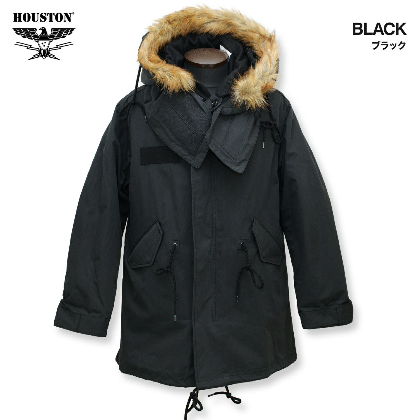 楽天市場】HOUSTON M-65 フィッシュテール パーカー モッズコート