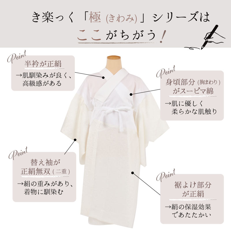 楽天市場】【2/26まで☆エントリーでP3倍】正絹 き楽っく極 きわみ