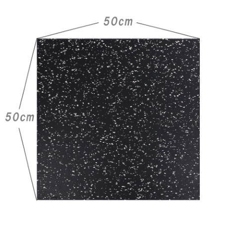 楽天市場】ISL ラバートレーニングマット ブラックxホワイトチップ