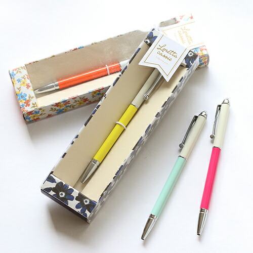 楽天市場】【花のステーショナリー】ギフトペン【全4色】 ロレッタ