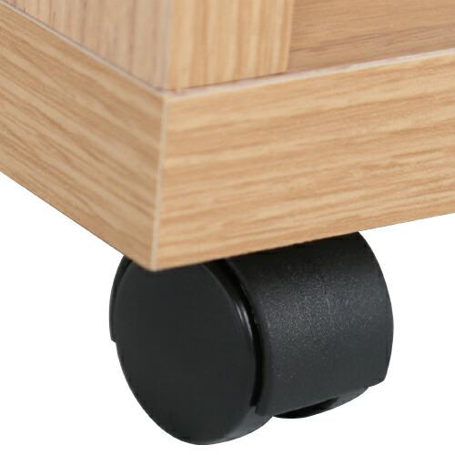 楽天市場】キャスター付きサイドテーブル W350 D450 H590 SNEE 大川