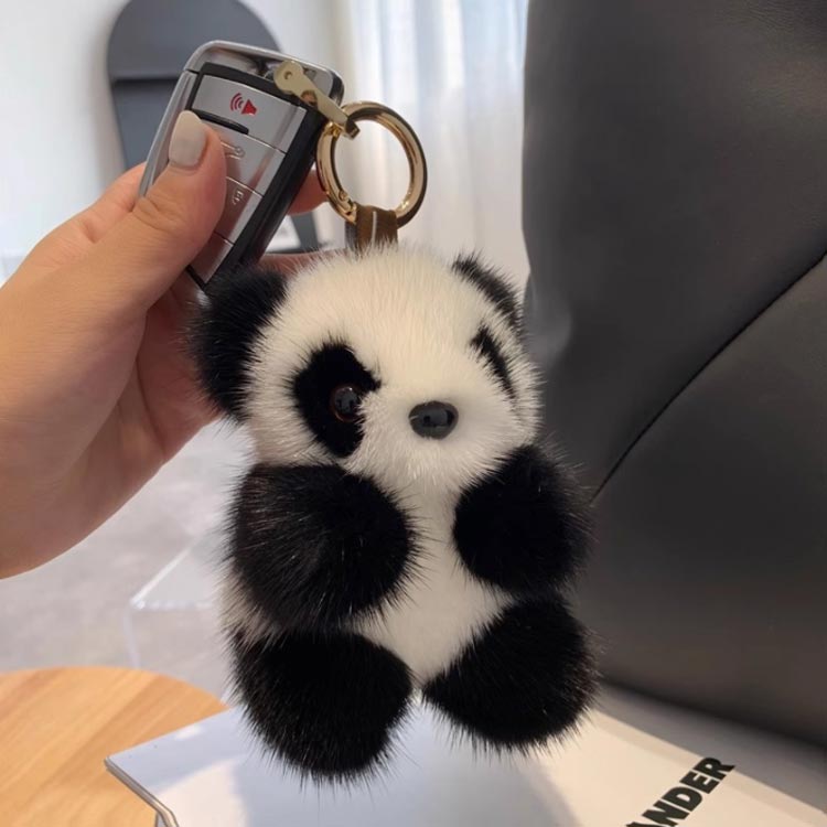 楽天市場】バッグチャーム クマ ファーチャーム ファー 12cm リアル