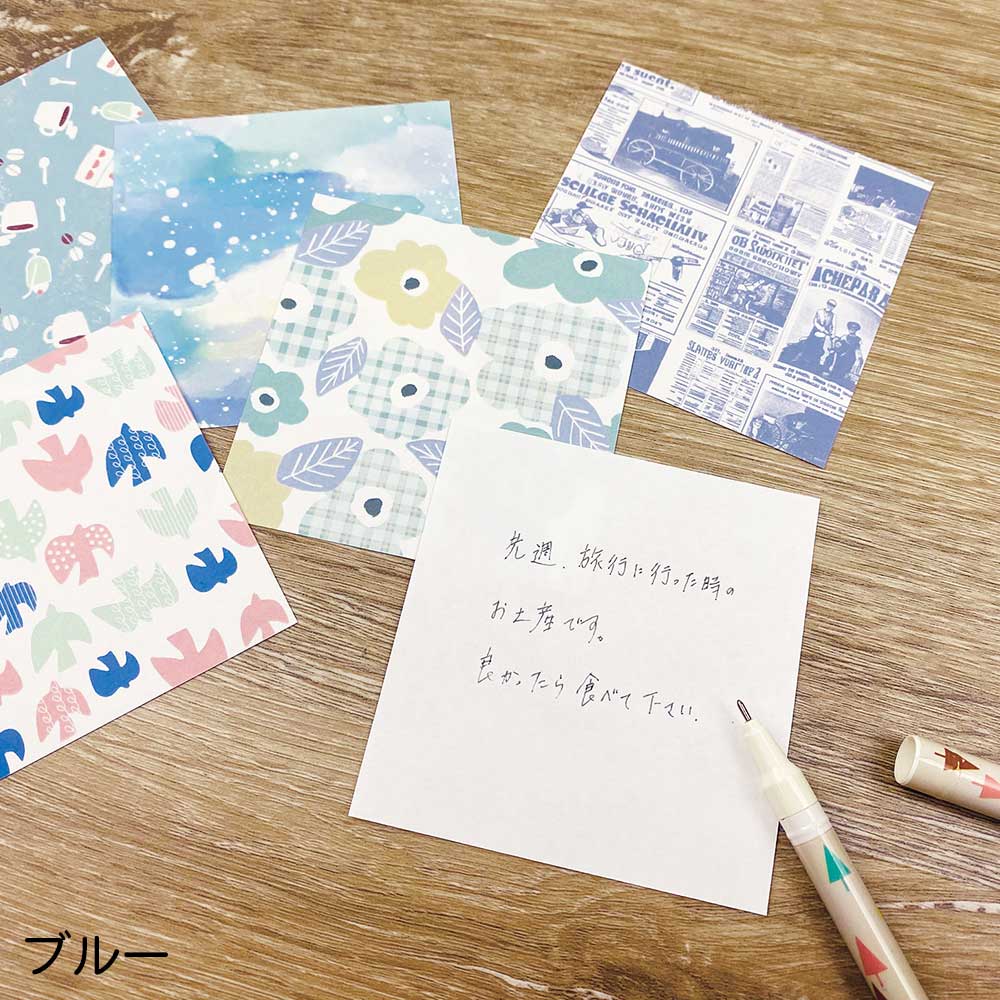 楽天市場】【公式】全部ちがう柄 デザインペーパーメモ 花 メモ帳