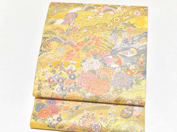 楽天市場】高級袋帯 本金箔 西陣織 長嶋成織物謹製 西陣帯 フォーマル