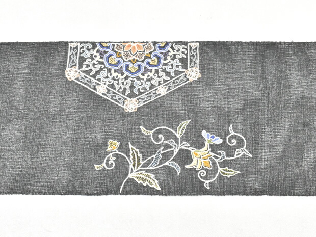 楽天市場】袋帯 中国三大刺繍 相良刺繍 さがら刺繍 手刺繍 手織り櫛