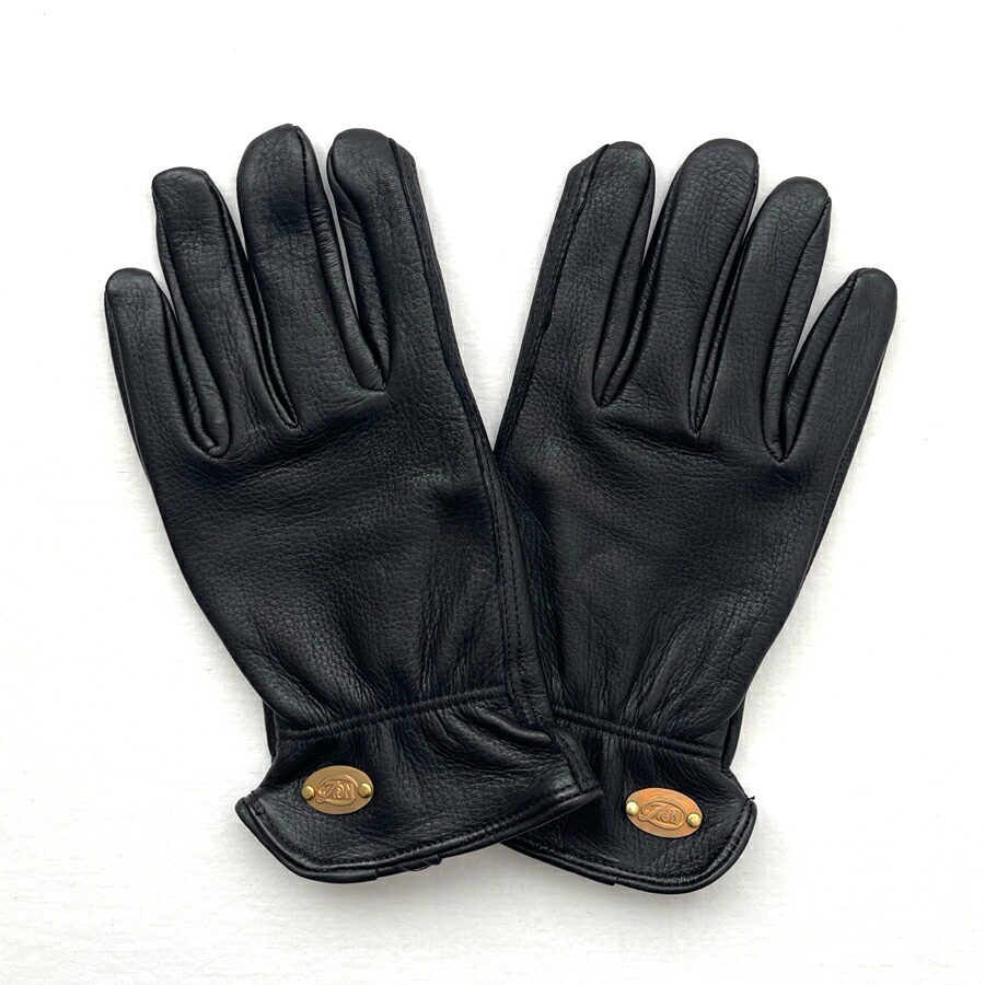 楽天市場】ZONオリジナル ディアスキングローブ 鹿革 ブラック 本革