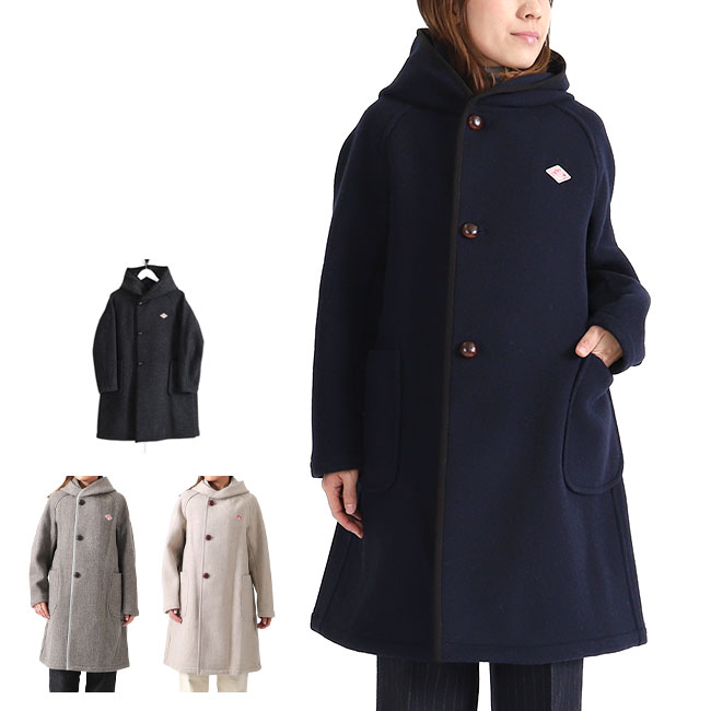 楽天市場】DANTON ダントン ウールモッサ ウールフードコート JD-8905