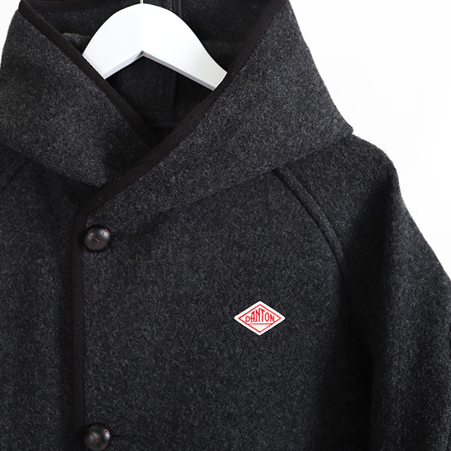 楽天市場】DANTON ダントン ウールモッサ ウールフードコート JD-8905