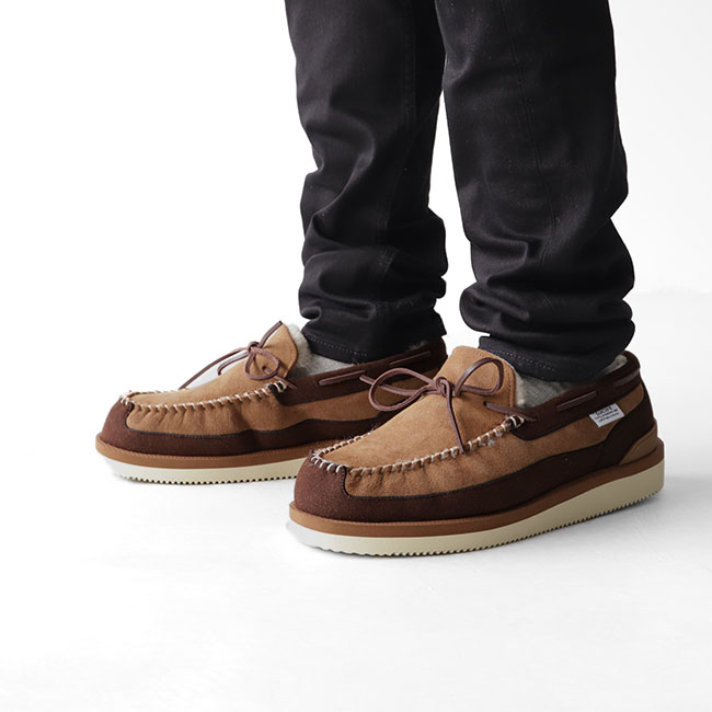 楽天市場】[TIME SALE] SUICOKE スイコック ムートン モカシンシューズ