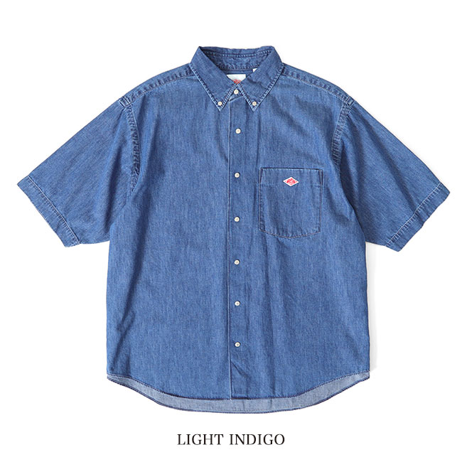 楽天市場】DANTON ダントン ダンガリー ボタンダウン デニムシャツ DT