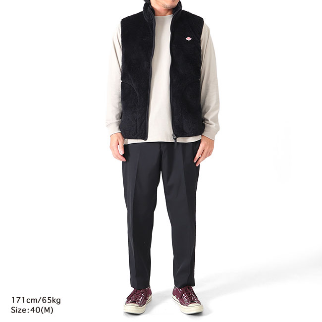 楽天市場】DANTON ダントン ハイパイル スタンドカラー ボアフリース