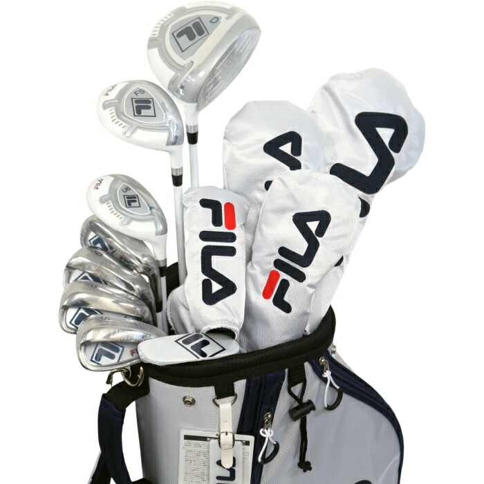 楽天市場】FILA フィラ レディース ゴルフセット クラブ8本＋キャディ