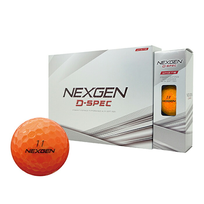 NEXGEN D-SPEC ゴルフボール 27個パールホワイト NEXGEN（ネクスジェン