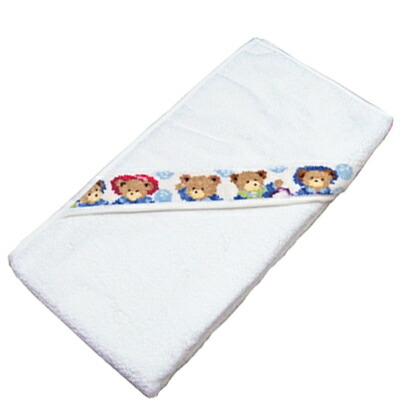 楽天市場】フェイラー FEILER フード付き バスタオル おくるみ SVENNI