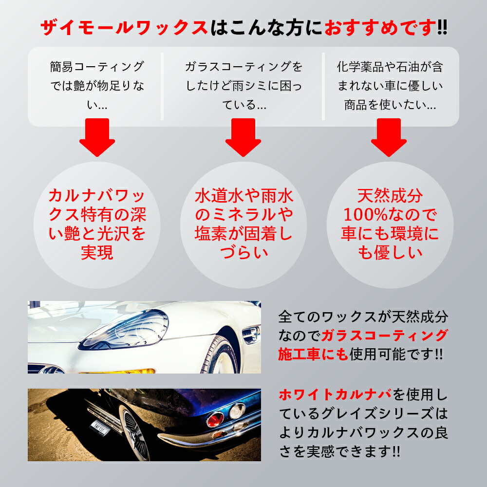 楽天市場】ZYMOL ザイモール ワックス ［ チタニウムグレイズ ＆ HD