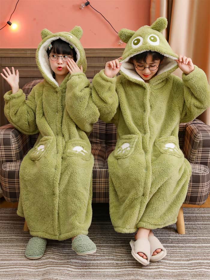 楽天市場】ルームウェア バスローブ キッズ パジャマ ガウン 寝巻き