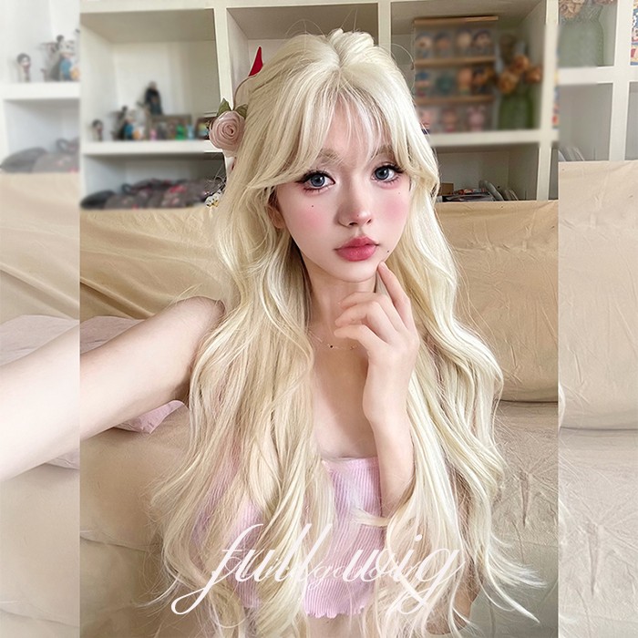 楽天市場】ウィッグ ゴールド レディース フルウィッグ ロング 巻き髪