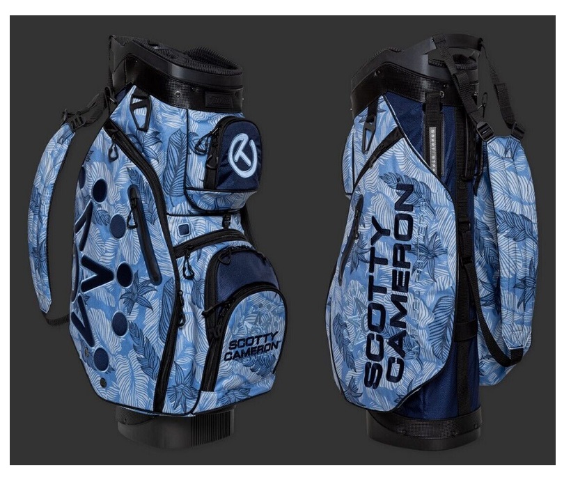 楽天市場】【新品】ScottyCameron CART BAG EXPLORER FLORAL BLUE