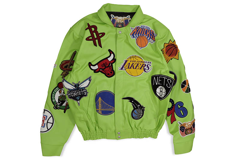 楽天市場】JEFF HAMILTON NBA COLLAGE VEGAN LEATHER JACKET NBA-201