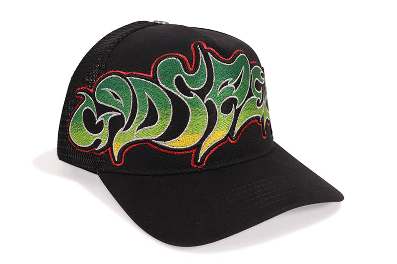 楽天市場】GODSPEED GS NEO TRUCKER HAT (BLACK/YELLOW/RED)ゴッド